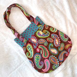 Amy Butler Bag in Paisley & Polka Dots